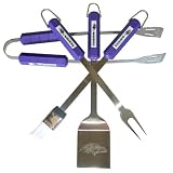 Baltimore Ravens NFL BBQ Grill Utensil Set