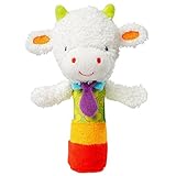 ベビーおもちゃ スティック ガラガラ 新生児 知育玩具 トレーニング ぬいぐるみ ベビー プレゼント 出産祝い - ひつじ