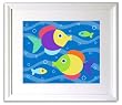 Somethin' Fishy Framed Print by Olive Kids (2 FISH)