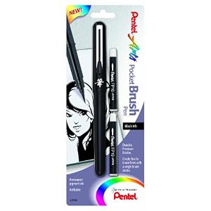 Pentel-Arts-Pocket-Brush-Pen-with-Refills-1-Pen-and-2-Refills-GFKP3BPA-
