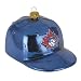 Pack of 2 MLB Toronto Blue Jays Glass Hat Christmas Ornaments