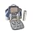 Super Deluxe Two Person Picnic Backpack in Two Tone Azur Blue