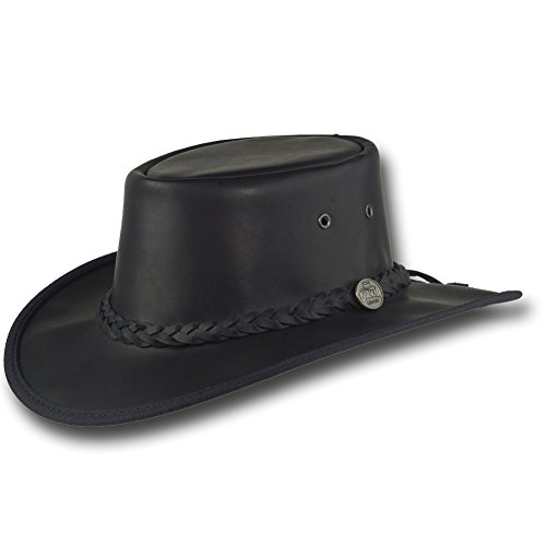 Barmah Hats Squashy Fullgrain Leather Hat 1026BR / 1026BL