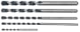 Bosch HCBG500 Blue Granite Hammer Drill Bit Carbide Tip Starter Set, 5-Piece