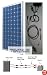Tektrum 180w Solar Panel/Blocking Diode Cable/2m long Cable/Clamps Battery Charger Kit for RV, Home, Boat, Pool