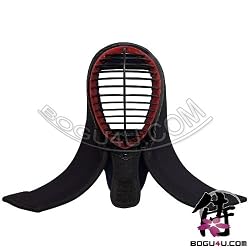 (Bmm-06) Dignified 4mm Kendo Bogu Men Indigo Korean Leather