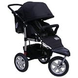 Tike Tech Single City X3 Swivel Stroller, Classic... by Tike Tech