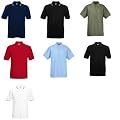 Tipped Polo von Fruit of the Loom S M L XL XXL XXL verschiedene Farben
