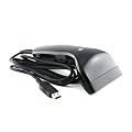 TYSSO - USB Barcode Scanner Reader (Black) - Handheld USB Barcode Scanner, Reading width 8cm, for PC, Laptop