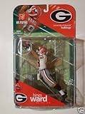 McFarlane Toys NCAA COLLEGE Football Sports Picks Series 1 Action Figure Hines Ward (Georgia Bulldogs) White Jersey Variant