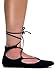 Lace Up Pointed Toe Flats - Classic Comfortable Ballet Flat - Cute Strappy Ghillie Shoe