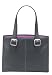 SOLO 15.4-Inch Vinyl Laptop Tote (Black/Magenta)