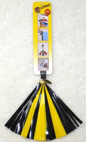 CLIPOMS Hat Hair Pencil Zipper Keychain Bookmark Clip-on Pom Pom Mini Clip by