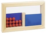 Mathematik plus - Lehrmittel Grundschule - Rappelkiste: 1. Schuljahr - Zahlzerlegung im Zahlenraum bis 20: Holzrahmen mit Plexiglaseinlage, 20 Holzkugeln