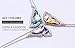 Athena Jewelry Dancing Butterfly Platinum\white Gold Plated Austrian Crystal Swarovski Elements Crystal Pendant Necklace for Women in a Gift Box