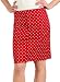 Women's Pencil Skirt w/Polka Dot Print