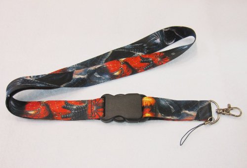  Spiderman Lanyard Key Chain Holder
