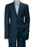 Boy's Navy/Blue Pinstripe Suit