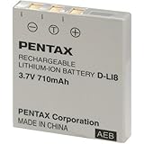 Pentax DL-I8 Battery for Optio S, S6, S4i, S5i, S5z, WPi & WP Digital Cameras - Retail Packaging