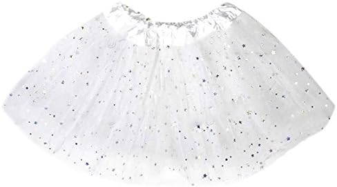 Comemall Baby Girl Kids Tutu Skirt Star Sequins Princess Party Ballet Dance Dress