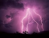 41ZCKBnxEBL. SL160  Photographic Prints of Multiple lightning strikes with storm clouds from Science Photo Library