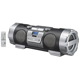 JVC RVNB20B Kaboom MP3 CD Boombox by JVC