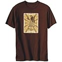 T-Shirt Mens Brown " Virgo " Zodiacs