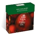 Museums and Galleries Marketing. Help for Heroes Charity 14.3 x 14 x 2.5cm Keep Calm Baubles Help for Heroes Charity Designed Christmas Card with Envelope (Feature Box of 20)