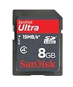 SanDisk SDHC Ultra 8GB SD-Speicherkarte  (original Handelsverpackung)