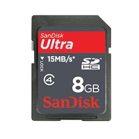 SanDisk SDSDRH-008G-A11 8GB Ultra II SDHC Card High Speed 15mb/s