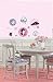 RoomMates RMK1614SCS Kitty Dots Peel & Stick Wall Decals, 37 Count