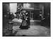 Historic Print (XL): Woman carrying flowers home, W. Houston St., N.Y. A short time ago she told me they were