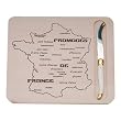 Laguiole Map of France cheese board and knife gift set