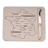 Laguiole Map of France cheese board and knife gift set