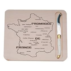 Laguiole Map of France cheese board and knife gift set
