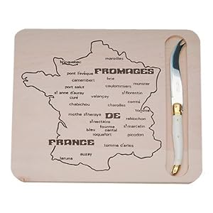 Laguiole Cheese Board and Knife by