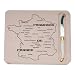 Laguiole Map of France cheese board and knife gift set