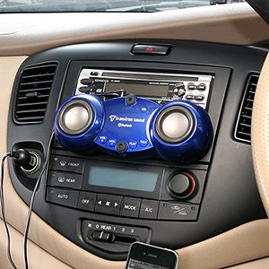 サンワダイレクト iPhone4s iPhone スマートフォン Bluetooth車載スピーカー ハンズフリー通話対応 400-SP017