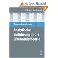 Analytische Einf�hrung in die Erkenntnistheorie (Gruyter - de Gruyter Studienb�cher) (de Gruyter Studienbuch)