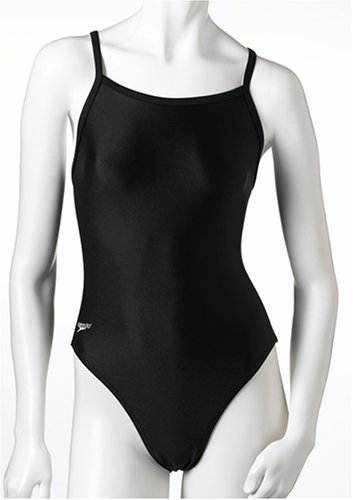 Speedo Women's Race Xtra Life Lycra Solid Flyback One Piece Swimsuit