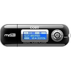 COBY MP-C841 MP3 Player w/256 MB Flash Memory & USB Drive