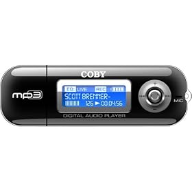 COBY MP-C841 MP3 Player w/256 MB Flash Memory & USB Drive