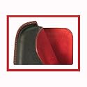 Elegantes Leder Etui / Pouch / Tasche f&uuml;r Apple iPod Touch / iPhone 2G 3G 3Gs - Samtig weich gef&uuml;ttert!