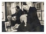 The Wigmakers' Firm Messrs. Ede and Ravenscroft Prepare a Wig to Fit a Woman Barrister Art Giclee Poster Print, 24x18