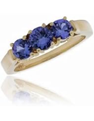 14K Yellow Gold Tanzanite Ring -- LIFETIME WARRANTY