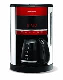 Morphy Richards Accents 47089 Digital Filter Coffee Maker, Red