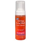 Neutrogena Oil Free Acne Wash Foam Cleanser, 5.1-Ounce Pump (Pack of 3)