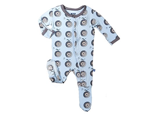 KicKee Pants Baby Boys Print Footie