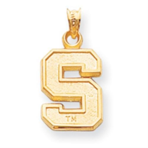 14k Gold Collegiate Michigan State University Charm
