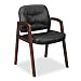 Basyx VL803NST11 Guest Chair,w/ Wood Arms,24-1/2 in.x28-1/4 in.x35-1/4 in.,MY